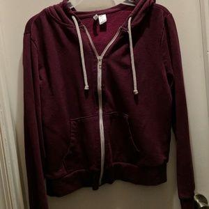 Zip up hoodie